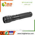 Factory Supply Mult-function Aluminum Matal 3*AAA Beam Zoomable Handheld Emergency Cree XPE long range flashlight